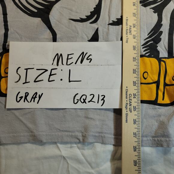 DC Batman Short Sleeve Graphic Crew Neck T Shirt Mens Size Large L Gray - Picture 8 of 10